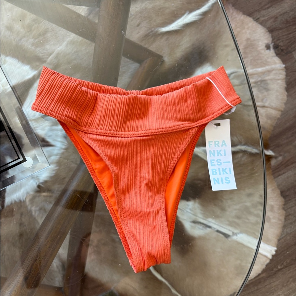 Frankie's Bikinis Orange Bikini Bottom